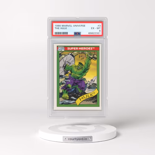 1990 Marvel Universe #3 The Hulk (PSA 6 EX-MT)