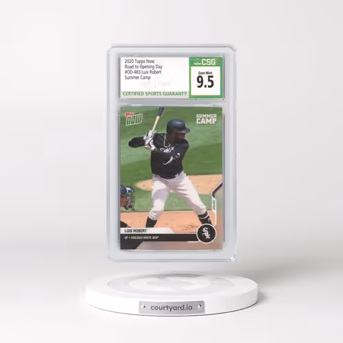 2020 Topps Now #OD-483 Luis Robert - Summer Camp (CSG 10 GEM MINT)