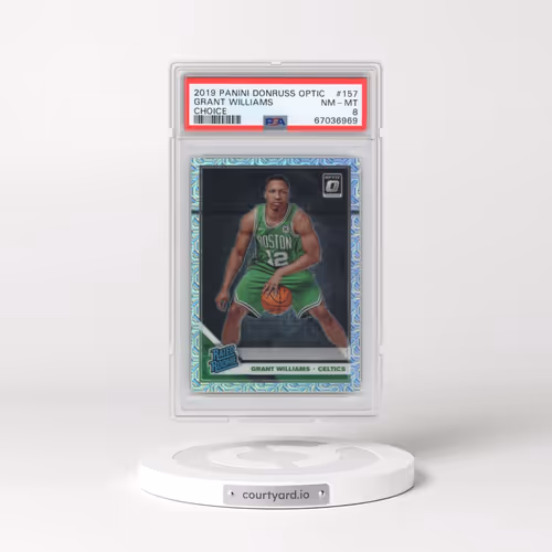 2019 Panini Donruss Optic #157 Grant Williams - Choice (PSA 8 NM-MT)