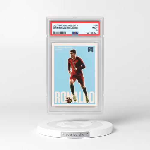 2017 Panini Nobility #98 Cristiano Ronaldo (PSA 9 MINT)