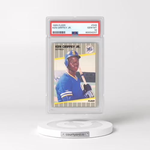 1989 Fleer #548 Ken Griffey Jr (PSA 10 GEM MINT)
