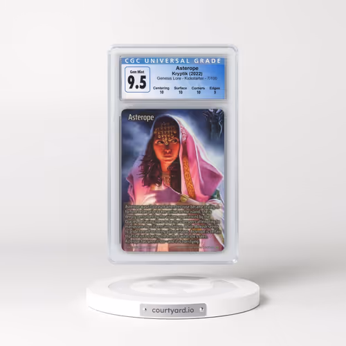 2022 Kryptik Genesis Lore - Kicks - #7/100 Asterope (CGC 10 GEM MINT)