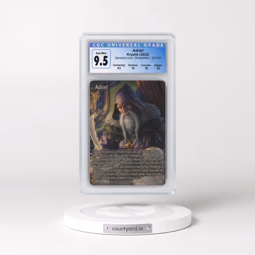 2022 Kryptik Genesis Lore - Kicks - #23/100 Adriel (CGC 10 GEM MINT)