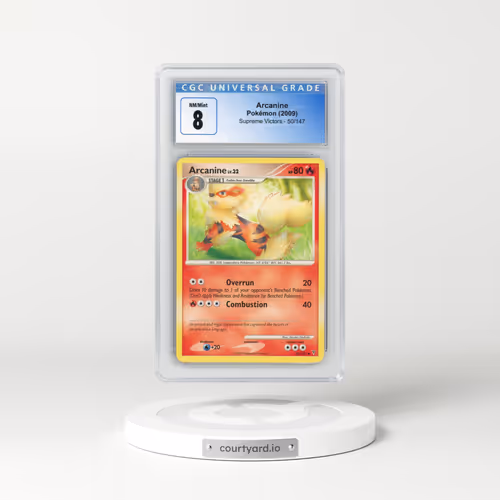 2009 Supreme Victors #50/147 Arcanine (CGC 8 NM-MT)