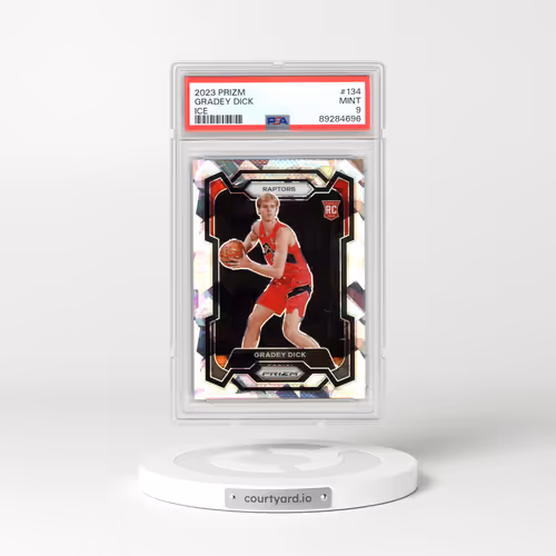 2023 Panini Prizm #134 Gradey Dick - Ice (PSA 9 MINT)