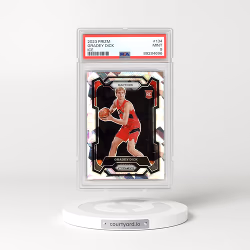 2023 Panini Prizm #134 Gradey Dick - Ice (PSA 9 MINT)