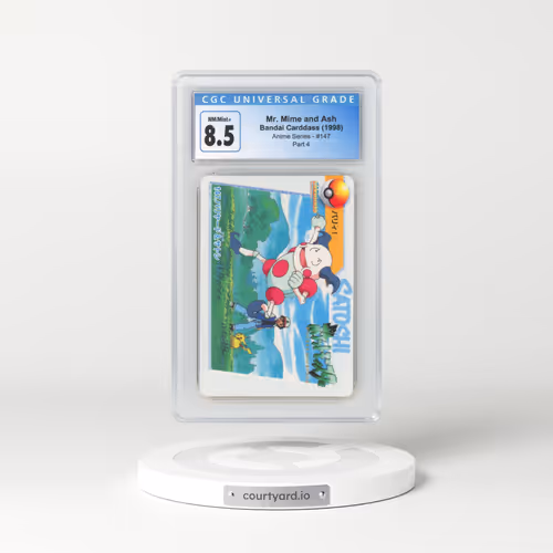1998 Anime Series #147 Mr. Mime and Ash - Part 4 (CGC 8.5 NM-MT+)