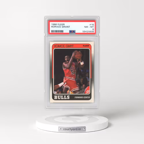 1988 Fleer #16 Horace Grant (PSA 8 NM-MT)