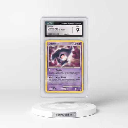 2007 Diamond & Pearl #80/130 Duskull (CGC 9 MINT)