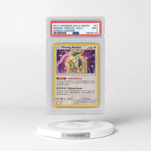 2017 Pokémon Sun & Moon Shining Legends #57 Shining Arceus - Holo Holo (PSA 9 MINT)