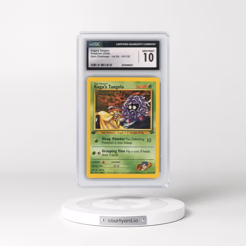 2000 Gym Challenge #81/132 Koga's Tangela - 1st Edition 1st Edition (CGC 10 GEM MINT)