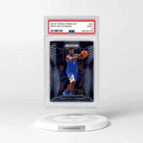 2019 Panini Prizm Draft Picks #64 Zion Williamson (PSA 9 MINT)
