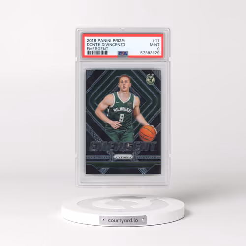 2018 Panini Prizm Emergent #17 Donte DiVincenzo (PSA 9 MINT)