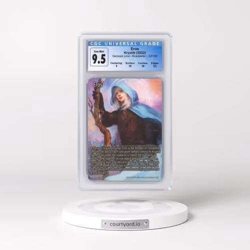 2022 Kryptik Genesis Lore - Kicks - #22/100 Eros (CGC 10 GEM MINT)