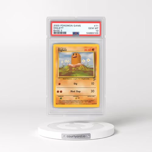 2000 Pokémon Game Base II #71 Diglett (PSA 10 GEM MINT)