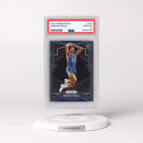 2019 Panini Prizm #272 Jordan Poole (PSA 10 GEM MINT)