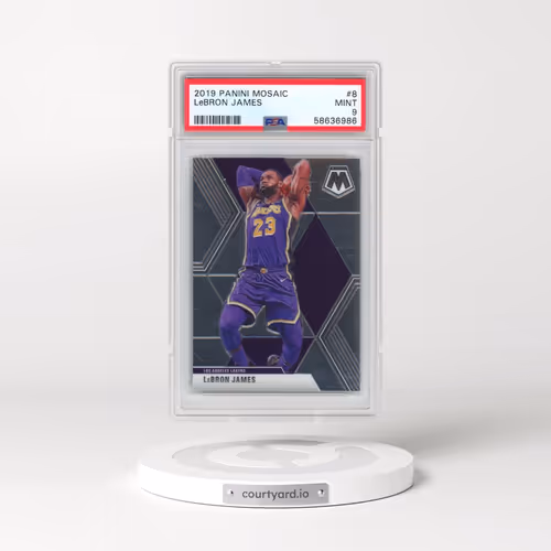 2019 Panini Mosaic #8 LeBron James (PSA 9 MINT)