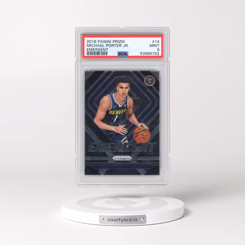 2018 Panini Prizm Emergent #14 Michael Porter Jr. (PSA 9 MINT)