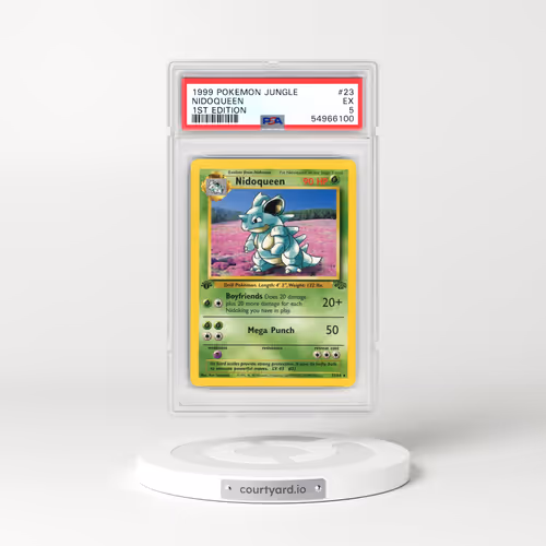1999 Pokémon Jungle #23 Nidoqueen - 1st Edition (PSA 5 EX)