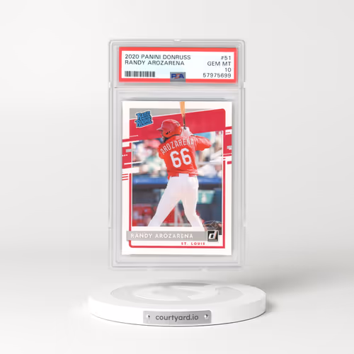 2020 Panini Donruss #51 Randy Arozarena (PSA 10 GEM MINT)