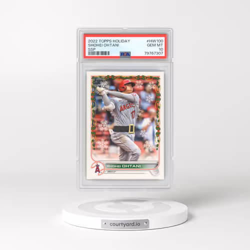 2022 Topps Holiday #HW100 Shohei Ohtani - Ssp (PSA 10 GEM MINT)