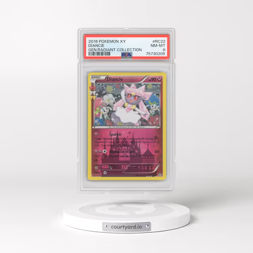 2016 Radiant Collection #RC22 Diancie (PSA 8 NM-MT)