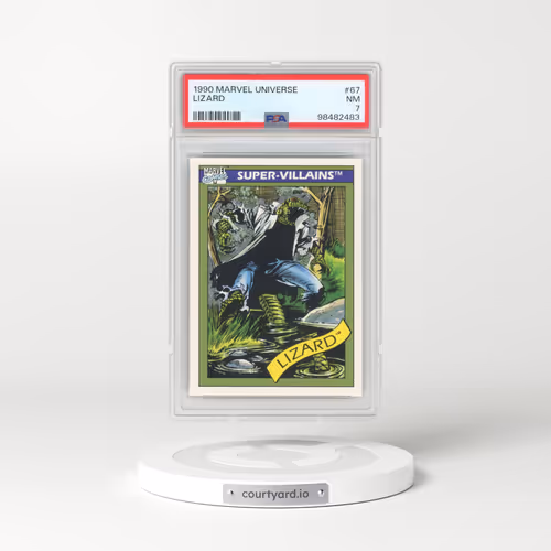 1990 Marvel Universe Series I (1990 Impel) - English #67 Lizard (PSA 7 NM)