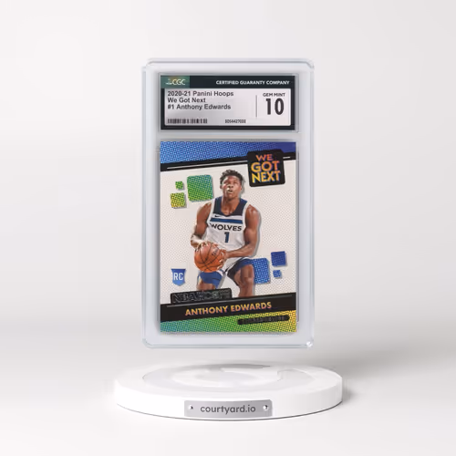 2020 Panini Hoops We Got Next #1 Anthony Edwards (CGC 10 GEM MINT)
