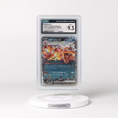 2023 Pokémon Sv4a-Shiny Treasure EX #115 Charizard EX - Holo (CGC 9.5 MINT+)