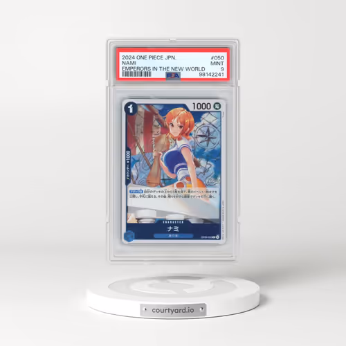 2024 One Piece Japanese OP09-Emperors in the New World #050 Nami (PSA 9 MINT)