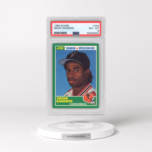 1989 Score #246 Deion Sanders (PSA 8 NM-MT)