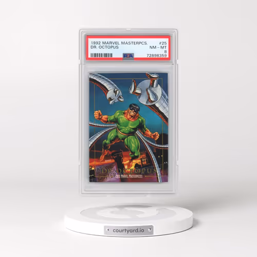 1992 Marvel Masterpieces #25 DR. Octopus (PSA 8 NM-MT)