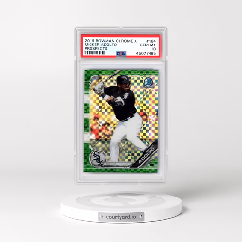 2019 Bowman Chrome X Prospects #164 Micker Adolfo (PSA 10 GEM MINT)