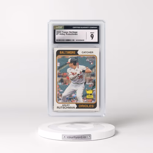 2023 Topps Heritage #7 Adley Rutschman (CGC 9 MINT)