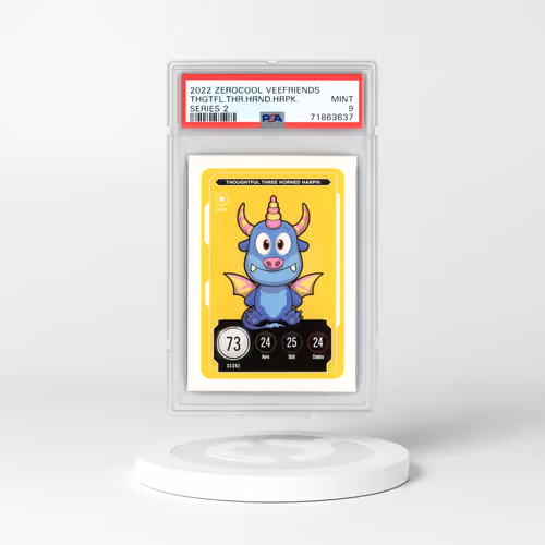 2022 Zerocool VeeFriends Thoughtful Three Horned Harpik - Series 2 (PSA 9 MINT)