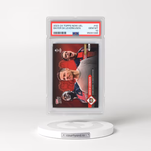 2023 Topps Now UEFA Europa League #42 Bayer 04 Leverkusen (PSA 10 GEM MINT)