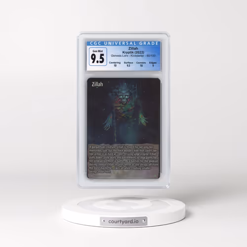 2022 Kryptik Genesis Lore - Kicks - #80/100 Zillah (CGC 10 GEM MINT)