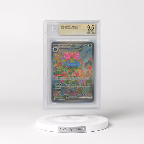 2023 Scarlet & Violet 151 - MEW EN #198 Venusaur ex - Special Illustration Rare (BGS 9.5 GEM MINT)