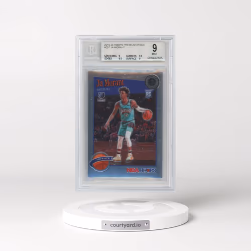 2019 Panini Hoops Premium Stock #297 Ja Morant (BGS 9 MINT)
