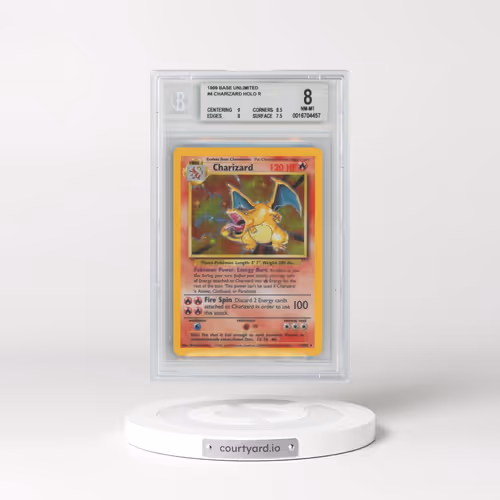 1999 Base Set #4 Charizard - Holo (BGS 8 NM-MT)