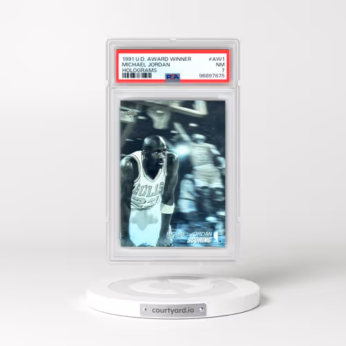 1991 Upper Deck Award Winner Hologram #AW1 Michael Jordan (PSA 7 NM)