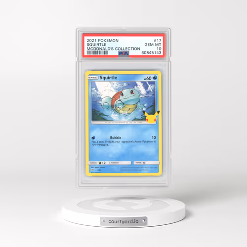 2021 McDonald's Collection #17 Squirtle (PSA 10 GEM MINT)