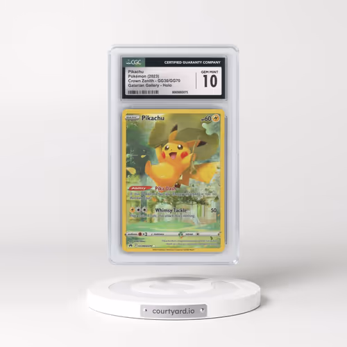 2023 Crown Zenith #GG30/GG70 Pikachu - Galarian Gallery Holo (CGC 10 GEM MINT)
