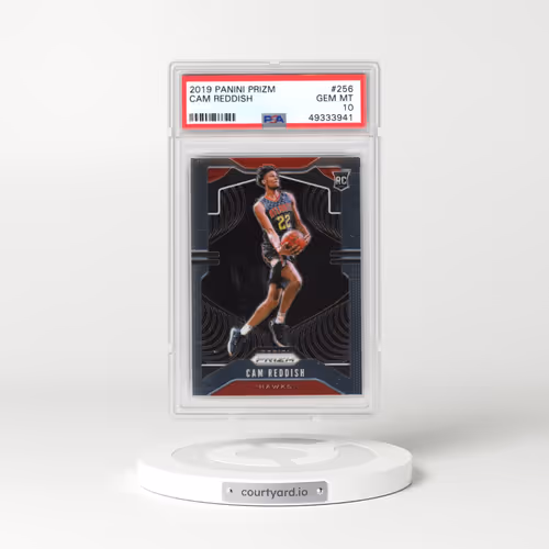 2019 Panini Prizm #256 Cam Reddish (PSA 10 GEM MINT)