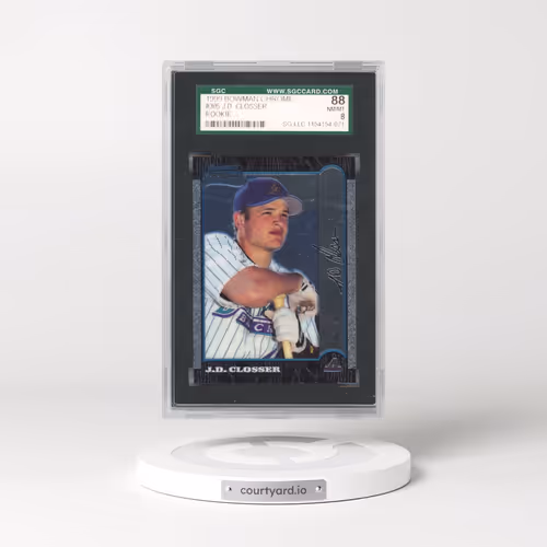 1999 Bowman Chrome #305 J.D. Closser (SGC 8 NM-MT)