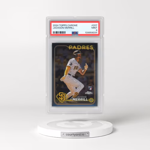 2024 Topps Chrome #207 Jackson Merrill (PSA 9 MINT)