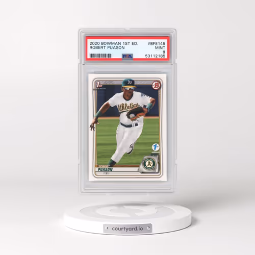 2020 Bowman 1st Edition #BFE145 Robert Puason (PSA 9 MINT)