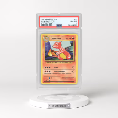 2016 Evolutions #10 Charmeleon (PSA 8 NM-MT)