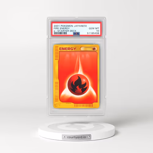 2002 Pokémon McDonald's Fire Energy (PSA 10 GEM MINT)