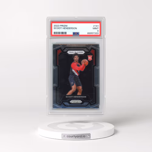 2023 Panini Prizm #141 Scoot Henderson (PSA 9 MINT)
